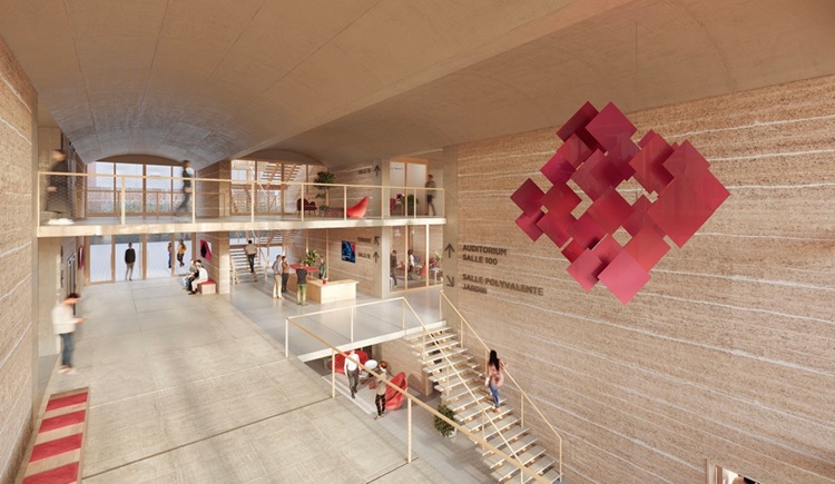 Futur siège de l'EPHE - PSL au Campus Condorcet - Intérieur