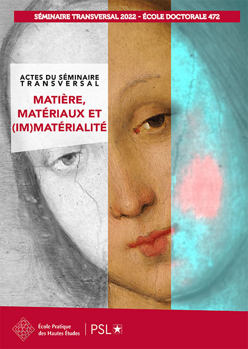 Première de couverture - Séminaire transversal de l'ED 472 de l'EPHE