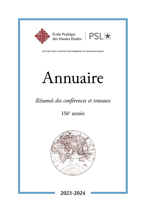 Première de couverture. Annuaire SHP 156