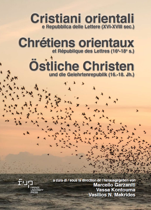 Première de couverture. Chrétiens orientaux- La République des Lettres
