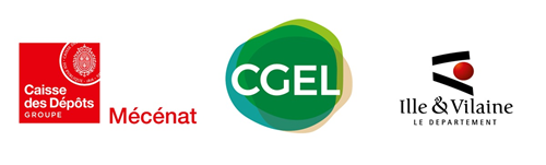 Logos Caisse des Dépôts, CGEL, Département Ille et Vilaine