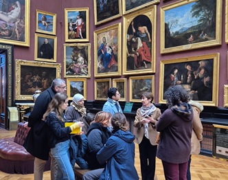 Musée du Louvre, Paris. Salle des peintures