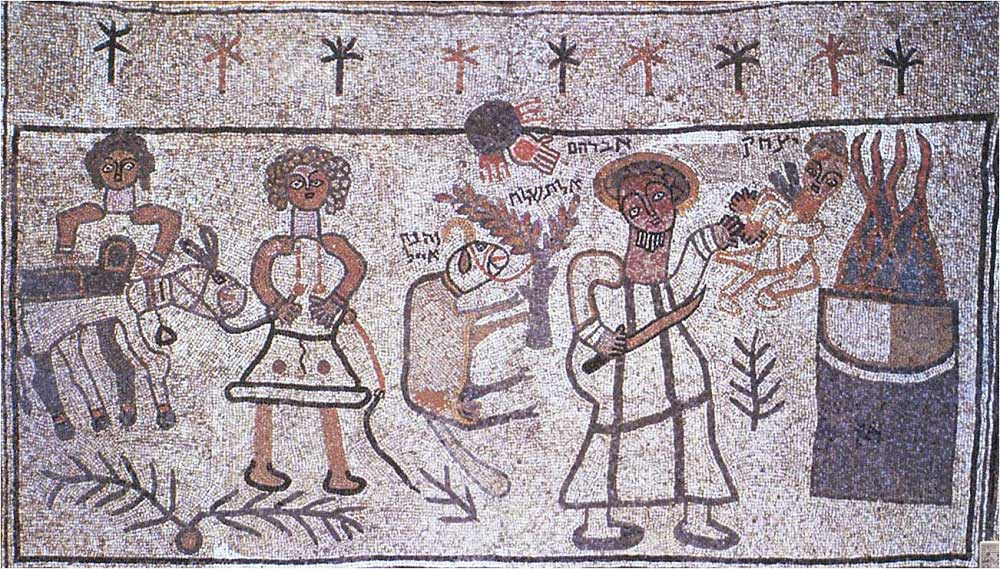 Sacrifice d'Isaac  - Beit Alfa