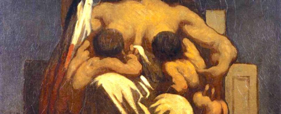 La République nourrit ses enfants et les instruit" (Honoré Daumier, 1848) IREL