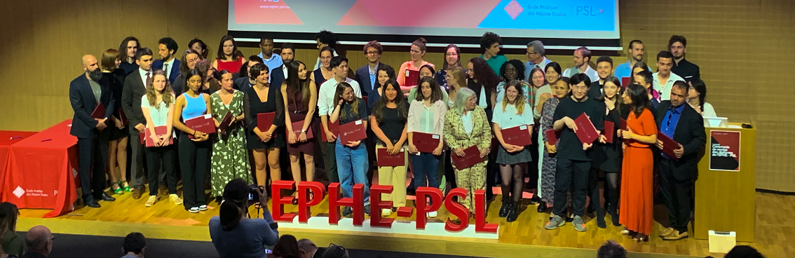 Cérémonie 2023 remise diplômes EPHE
