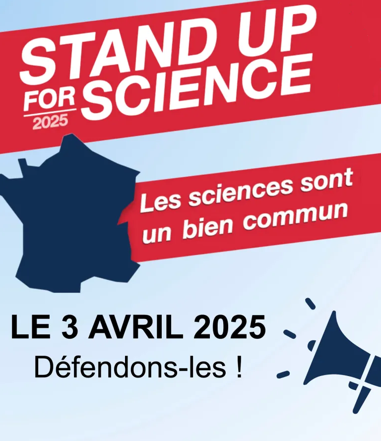 affiche Stand up for science