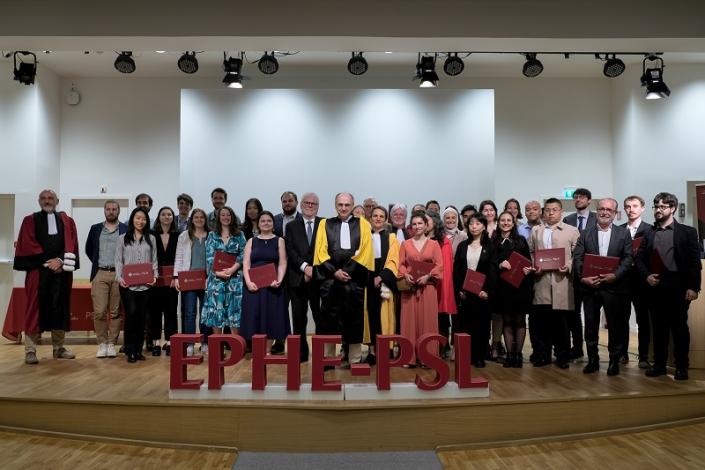 EPHE-PSL. Cérémonie de remise de doctorat 2024