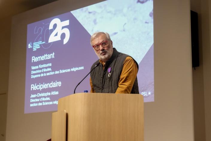 Voeux EPHE 2025 - Jean-Christophe Attias