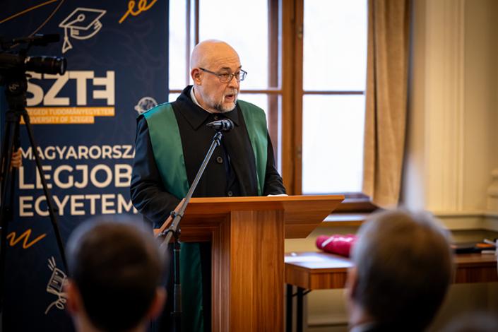 Olivier Dutour, Docteur Honoris Causa de l’Université de Szeged, Hongrie.  