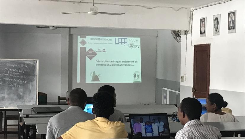 L’école d’été BM2E (Biostatistiques, Morphométrie géométriques en Écologie et Évolution) s’est tenue, pour sa première édition du 24 au 28 octobre 2022 à l’université de Mahajanga, Madagascar. 