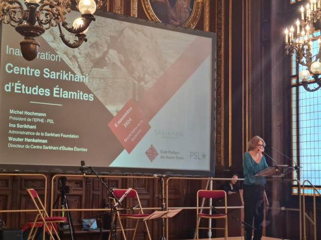 lnauguration du Centre Sarikhani d'études élamites. Grand Salon de la Sorbonne