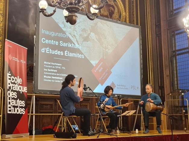 lnauguration du Centre Sarikhani d'études élamites. Grand Salon de la Sorbonne