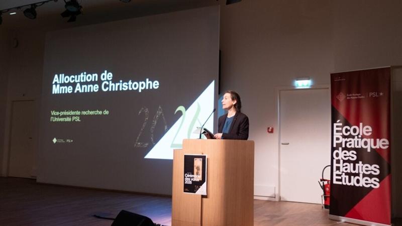 Anne Christophe, vice-présidente Recherche de l'Université PSL