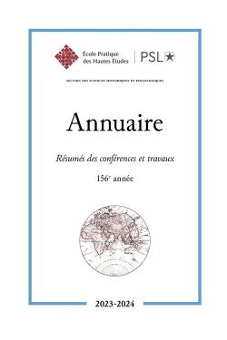 Première de couverture. Annuaire SHP 156