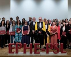 Cérémonie remise de doctorat EPHE-PSL 2024
