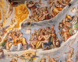 Détail de l'intérieur de la Cattedrale di Santa Maria del Fiore à Florence, Italie