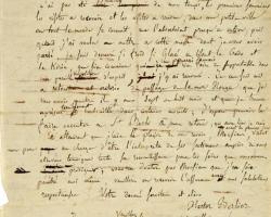 Lettre de Berlioz à Lesueur - Juillet 1824