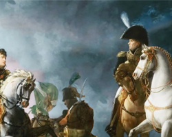 Napoléon à la Bataille d'Austerlitz. Tableau du baron Gérard.